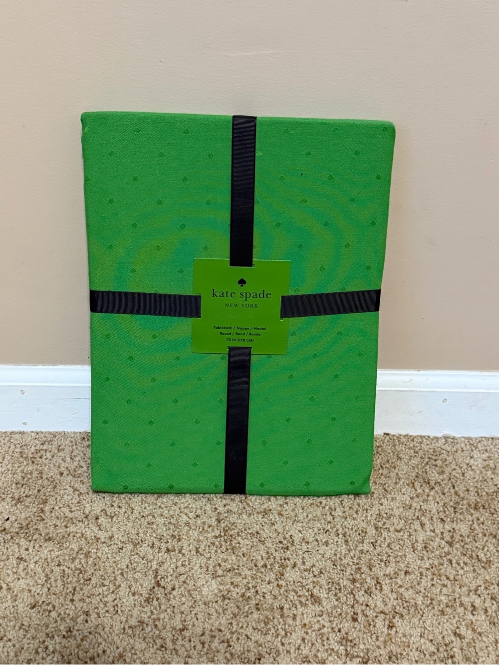 kate spade Green Polka Dot Tablecloth